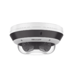 PanoVu Series / Vista Panorámica 360º / 4 Lentes Mot. 2.8 a 8 mm (4 Megapixel por Lente) / 16 Megapixel en Total / WDR 120 dB / DARKFIGHTER / Exterior IP67 / IK10 / PoE+ / 30 mts IR / Micro SD