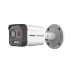 Camara Bala IP Térmica y Óptica Biespectral / Análisis de Video (VCA) para Protección Perimetral / Clasifica Vehículo y Humano / Térmica 96 x 72 / Óptica 4 MP ColorVu / IP67 / micro SD de 256 GB/ PoE