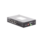Switch Industrial No Administrable Gigabit / 3 Puertos Gigabit PoE+ (30 W) + 1 Puerto Gigabit PoE++ (60 W) / 2 Puertos SFP / 65 W Total / 48 a 57 VCD / Ideal para Proyectos / 300 Metros de Distancia - Image 3