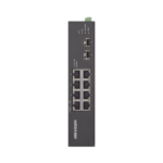 Switch Industrial No Administrable Gigabit / 6 Puertos Gigabit PoE+ (30 W) + 2 Puertos Gigabit PoE++ (60 W) / 2 Puertos SFP / 120 W Total / 48 a 57 VCD / Ideal para Proyectos / 300 Metros de Distancia