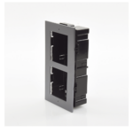 Base de 2 Espacios para EMPOTRAR Módulos de Videoporteros Hikvision - Image 2