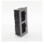 Base de 2 Espacios para EMPOTRAR Módulos de Videoporteros Hikvision - Image 3
