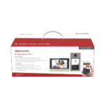 Kit de Videoportero IP PoE Estandar con llamada a App de Smartphone (Hik-Connect) / Apertura con Tarjeta MIFARE / Frente de calle IK08 & IP65 / Soporta 2 puertas - Image 2