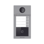 Videoportero IP 2 Megapixel / Llamada y Apertura Remota desde App Hik-Connect (Requiere monitor )/ PoE / Exterior IP65 + Antivandalico IK08 / 4 Departamento / Apertura con Tarjeta / Soporta 2 Puertas y hasta 6 Monitores - Image 2