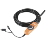 Cámara Boroscopio de Inspección con Conexión para Dispositivos Android®. Cuello de Cisne Blindado de 10' (3 m) y 6 Luces LED - Image 2
