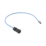 Cable de Conexi?n en Campo Jack a Plug RJ45, Categor?a 6A, CMP (Plenum), 0.5 Metros (1.64 Pies), Color Azul