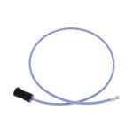 Cable de Conexi?n en Campo Jack a Plug RJ45, Categor?a 6A, CMP (Plenum), 1 Metro (3.28 Pies), Color Azul