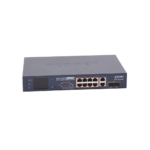 Switch PoE+ / Distancia 250 Metros / 8 Puertos + 2 Combo TP/SFP Gigabit y Pantalla LCD Para Monitoreo - Image 2