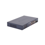 Switch PoE+ / Distancia 250 Metros / 8 Puertos + 2 Combo TP/SFP Gigabit y Pantalla LCD Para Monitoreo - Image 3