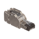 Plug RJ45 Blindado, Instalaci?n Recta, Terminaci?n en Campo Certificable, Compatible con Cat5e, Cat6 y Cat6A, Color Plata - Image 2