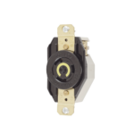Recept?culo de Media Vuelta Industrial para Empotrar de 20 A 125 V CA 2 Polos 3 Hilos (NEMA L5-20R)