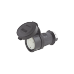 Conector Industrial con Bloqueo de Media Vuelta / 30 A 120/208 V CA / Nema L21-30R / 4 Polos 5 Hilos / Color Blanco y Negro / Grado Industrial - Image 3