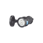 Conector Industrial con Bloqueo de Media Vuelta / 30 A 120/208 V CA / Nema L21-30R / 4 Polos 5 Hilos / Color Blanco y Negro / Grado Industrial