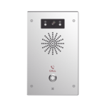 Video Intercomunicador IP, 2 líneas SIP, 2 relevadores con botón para llamada, Onvif, anti-vandálico, PoE, IP65 e IK10, PoE