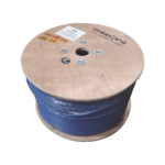 Bobina de 1000 Metros (3280.84 Pies) Cable Cat6+ Calibre 23 Alto Desempe?o, ETL, UL, Color Azul, Super Flexible, de 1000 Metros (3280.84 Pies), para Aplicaciones de CCTV, Video HD, y Redes de Datos
