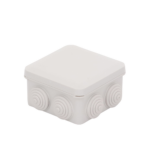Caja Estanca, Derivación, Conexión de Plástico (89 X 89 X 50 mm) con 7 Glándulas de Goma. Para Instalaciones Comerciales,  Residenciales e Industriales. Cerrado a Presión. - Image 5