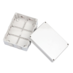 Caja Derivacion-Conexion de Plástico (140 X 190 X 76 mm) con 10 Glándulas de Goma. Para Instalaciones Comerciales, Residenciales e Industriales. Incluye Tornillería para su Tapa. Funciona También como Registro. - Image 3