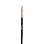 Bobina de Cable UTP de 4 Pares, Con Aislamiento de Fluoropolímero, Cat6A (23 AWG), Uso Interior/Exterior Para Entorno Ambiental de Altas Temperaturas (Hasta 125°C), CMP (Plenum), Color Negro, 305 Metros (1000 Pies)