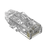 Plug RJ45 Cat6/6A, Para Cable UTP de Calibre 28 AWG (Di?metro Reducido), Chapado en Oro de 50 Micras, Paquete de 100 Piezas