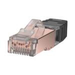 Plug RJ45 Cat6 Blindado, Para Cable Calibre 24-26 AWG, Chapado en Oro de 50 micras, Paquete de 100 Piezas - Image 3