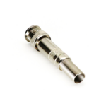 Conector BNC macho de 75 Ohm, con base de resorte para montar a presión cable coaxial RG-59/ Níquel/ Oro/ Teflón. - Image 3