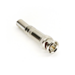 Conector BNC macho de 75 Ohm, con base de resorte para montar a presión cable coaxial RG-59/ Níquel/ Oro/ Teflón. - Image 2
