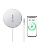 Cargador Inalámbrico Magnético 15W / Protocolo Qi 2 / USB-C 9V 2.2A / Eficiencia 83% / Protección Multinivel / Material PC+ABS+Aleación Aluminio / Cable 1.5m - Image 2