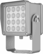 Lampara IR de Luz Continua / 16 Lámparas LED / Distancia Efectiva 16 a 25 metros / Cobertura 40° / Exterior IP66 - Image 2