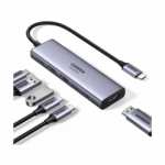 Hub USB-C 6 en 1 / HDMI 4K@60Hz / 2x USB-A 3.2 Gen 2 (10 Gbps) / 2x USB-C 3.2 (10 Gbps) / PD 100W / Compatibilidad Universal / Driver-Free / Aluminio - Image 3