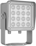 Lampara IR de Luz Continua / 16 Lámparas LED / Distancia Efectiva 16 a 25 metros / Cobertura 40° / Exterior IP66 - Image 3