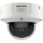 Domo IP 8 Megapixel / Lente Mot. 2.8 a 12 mm /  DARKFIGHTER / WDR 120 dB / IK10 / 30 mts IR / Conteo Facial / Detección Facial / Interior / PoE / Búsqueda por Atributos / Micrófono Integrado / Micro SD