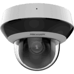 Mini Domo PTZ IP 4 Megapixel / 4X Zoom / Micrófono y Bocina Integrada / ACUSENSE / H.265+ / 20 mts IR EXIR / WDR / PoE / IK10 / IP66 / DarkFighter /  / Micro SD
