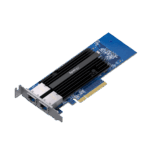 Adaptador de Red Synology E10G30-T2 | Doble Puerto 10 GbE | PCIe 3.0 x8 | Compatible con Synology | Link Aggregation.