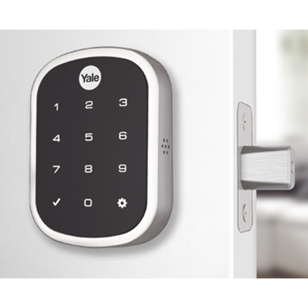 89385-l.png Cerradura ASSURE YRD256, Niquel Satinado/Teclado/ Para puertas Izq o Derecha de 35 a 57 mm de espesor/ Apertura por Smartphone - Image 1