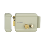 Cerradura Eléctrica con Botón de Salida / Incluye Llave  / Exterior / Izquierda