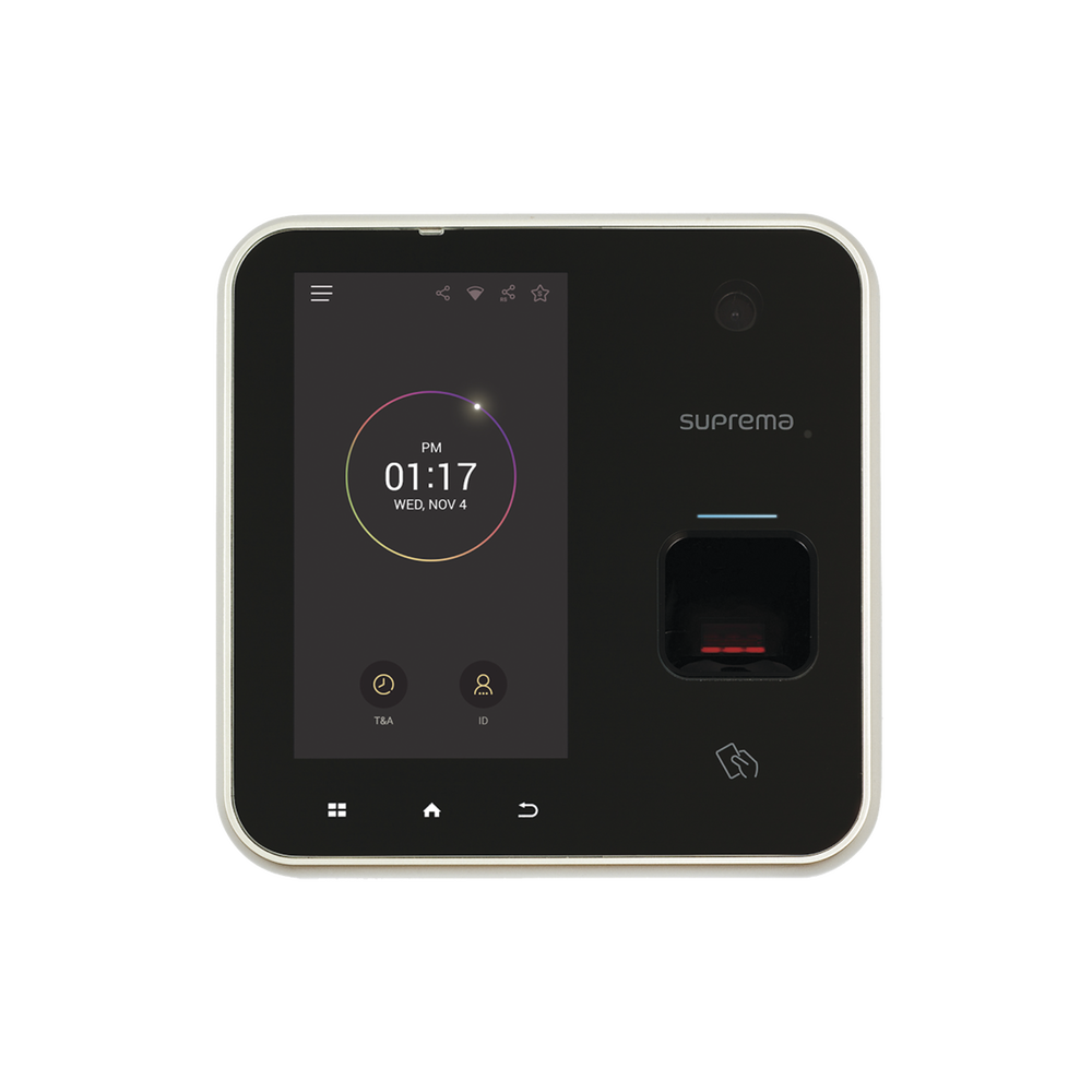 BSA2OHPW-l.png BioStation A2 Lector de Huella con Teclado Touch / WIFI / PoE Lector 125KHz HID Prox - Image 1