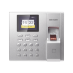 Terminal de Control de Acceso y Asistencia compatible con APP Hik-Connect (P2P) / Lectura de Huella y de Tarjetas EM / Soporta hasta 1000 Huellas / Relevador para Chapa / Software iVMS4200