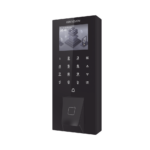 Biometrico IP65 WiFi PoE para Acceso y Asistencia / 5,000 Huellas y Tarjetas / Administración en la Nube con HikConnect Teams / Salida 12 Vcd para Chapa