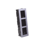 Base de 3 Espacios para EMPOTRAR Módulos de Videoporteros Hikvision - Image 6