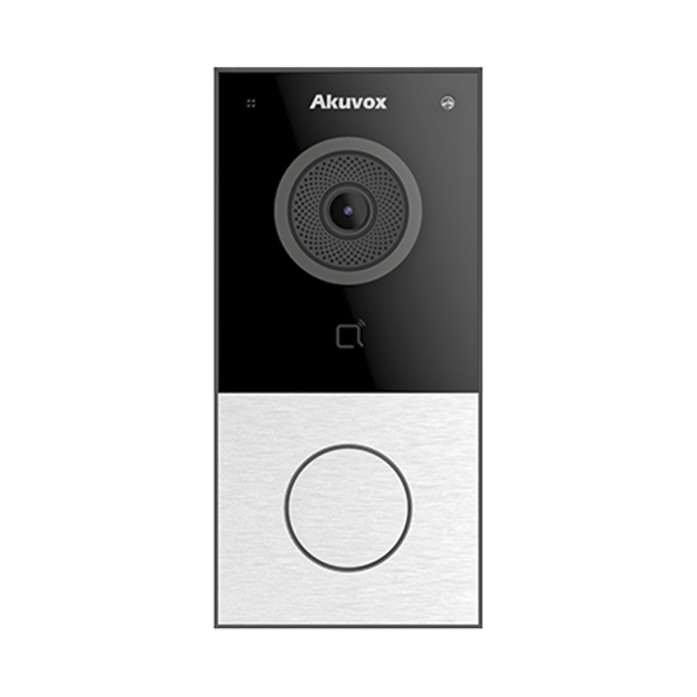 E12W-l.png DOORBELL / WIFI / 100% en la Nube / POE / Bluetooth / NFC / Lector de Tarjetas MIFARE / Notificación en APP / Llamada Telefónica / SIP / ONVIF / IP65 / Cámara 2 MP / Botón con Iluminación / Control de 1 Puerta - Image 1