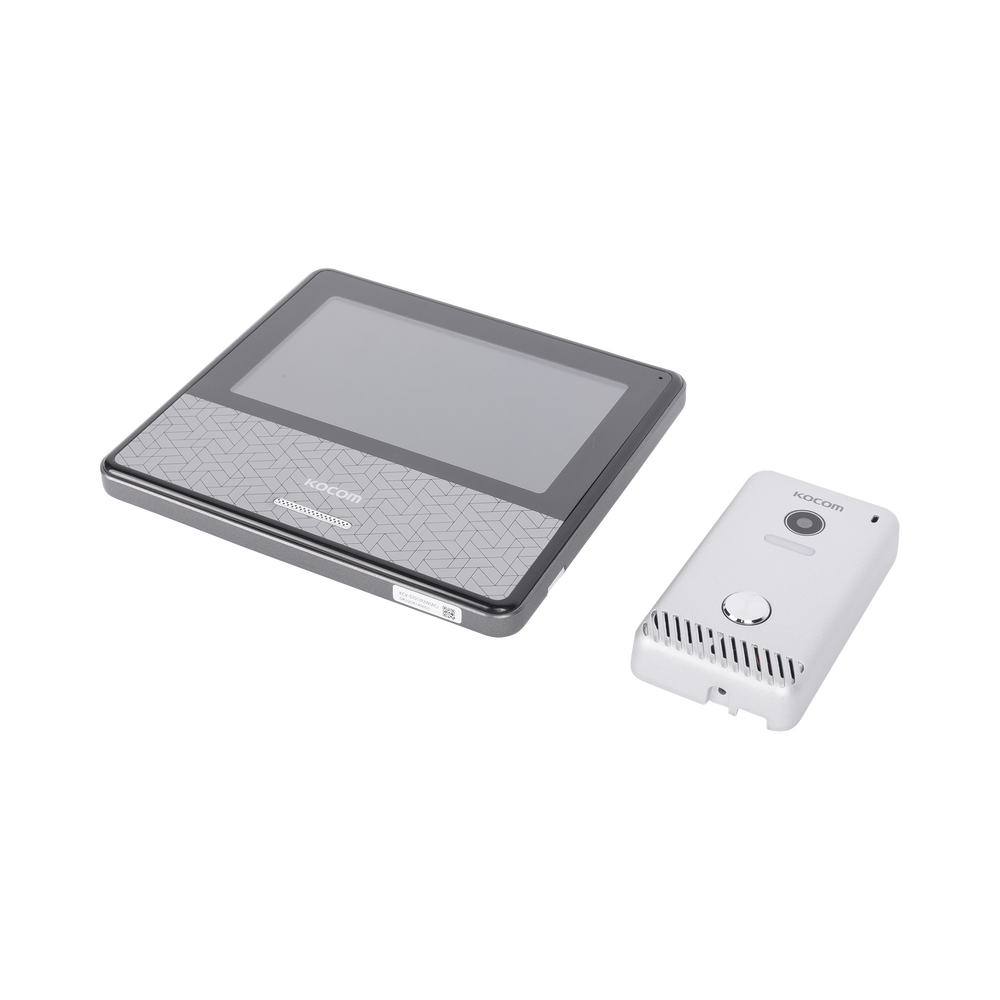 KCVS701IP2WB-l.png KIT DE VIDEOPORTERO IP COLOR NEGRO / Apertura con app / Súper elegante / Monitor WIFI / Alimentación 110vca - Image 1