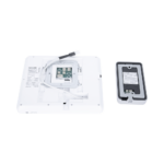 KIT DE VIDEOPORTERO IP COLOR BLANCO / Apertura con app / Súper elegante / Monitor WIFI /  Alimentación 110vca - Image 4