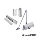 KIT INC CHAPA MAGNETICA DE 600LBS  / MONTAJE TIPO Z Y L  / CIERRA PUERTAS