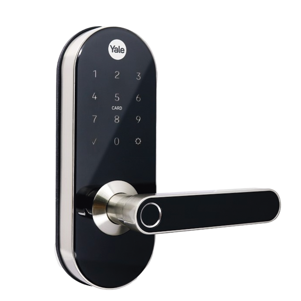 MX81727-l.png Cerradura Digital YMC420 / con Teclado Táctil / lector de Tarjetas / Huellas / Incluye HUB / compatible con YALE CONNECT - Image 1