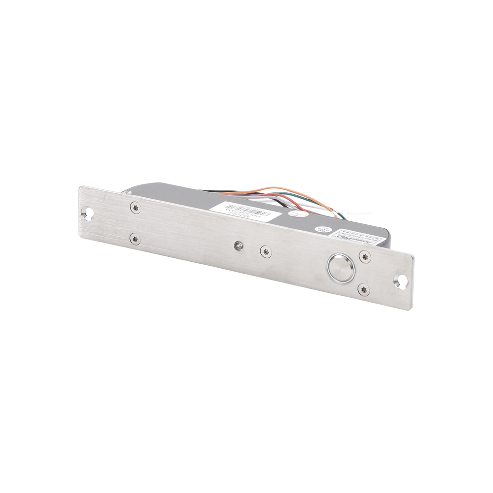 PROEB700A-l.png Cerradura de Perno 2000 kg de sujeción/ Abierta en caso de falla (Fail Safe)/ Con temporizador y Sensor de puerta - Image 1