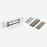 Kit Para Control de Acceso Incluye Chapa Magnética de 1200 Lbs / Montaje En "U" Para Puerta de Cristal /  Uso Interior / Certificación UL