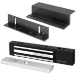Kit Para Control de Acceso Incluye Chapa Magnética de 600 Lbs / Montaje En Z y L /  Uso Interior / Certificación UL / Color Negro / Diseño Elegante