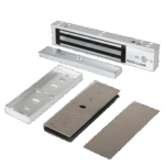 Kit Para Control de Acceso Incluye Chapa Magnética de 600 Lbs  / Montaje En "U" Para Puerta de Cristal /  Uso Interior / Certificación UL
