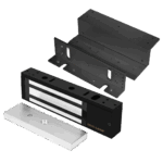 Kit Para Control de Acceso Incluye Chapa Magnética de 1200 Lbs / Montaje En Z y L /  Uso Interior / Certificación UL / En Color Negro / Diseño Elegante
