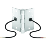 Bisagra de Transferencia Eléctrica SD-H412 / 12-24 VAC/VDC / 4 Hilos 28AWG / Acero Resistente a Vandalismo / Transferencia de Energía y Datos / Reemplazo de Bisagra Estándar